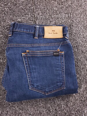 Paul Smith Jeans Herren W32 L28 Blau Stretch Denim Standard Fit