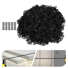 200ft Crowd Control Plastic Barrier Chain Safety Utility Chain Barrier Indoor