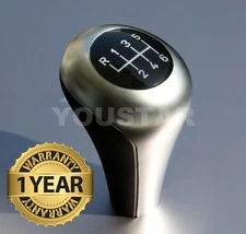 DELUXE Matt CHROME 6 Spd Manual Gear Knob for BMW 3 5 E46 E36 E30 Z3 M3 84-on