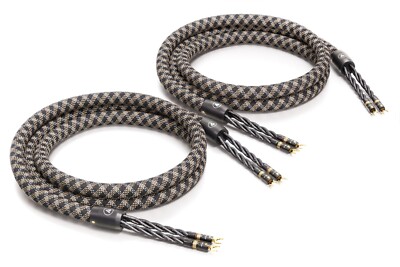 Viablue -SC-6 AIR- Referenz Lautsprecherkabel - single-wire - Spades T8 - Cobra