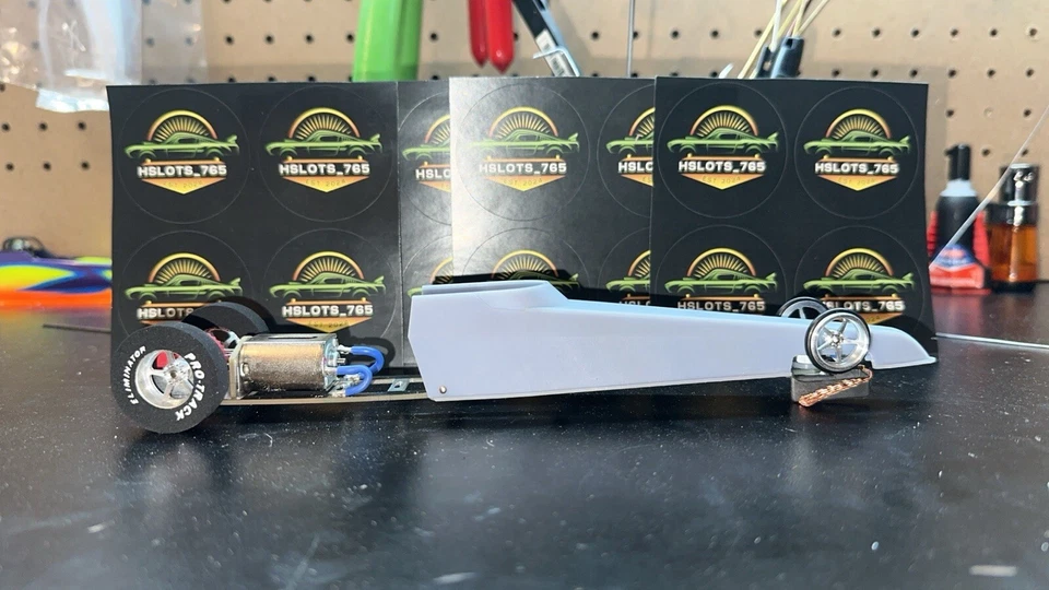 Chasis corto Hammer Dragster escala 1/24 negro nuevo Foto 3 de 4