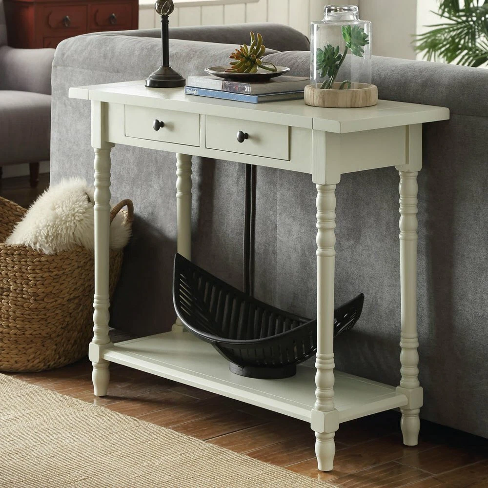 Cream entryway table outlet