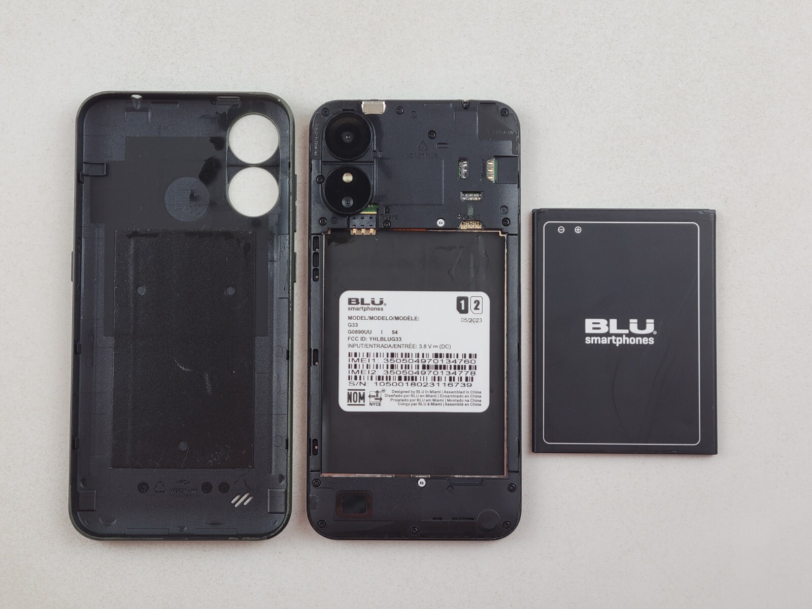 BLU G33 (G0890UU) (2023) 16GB (GSM Unlocked) Dual SIM Android
