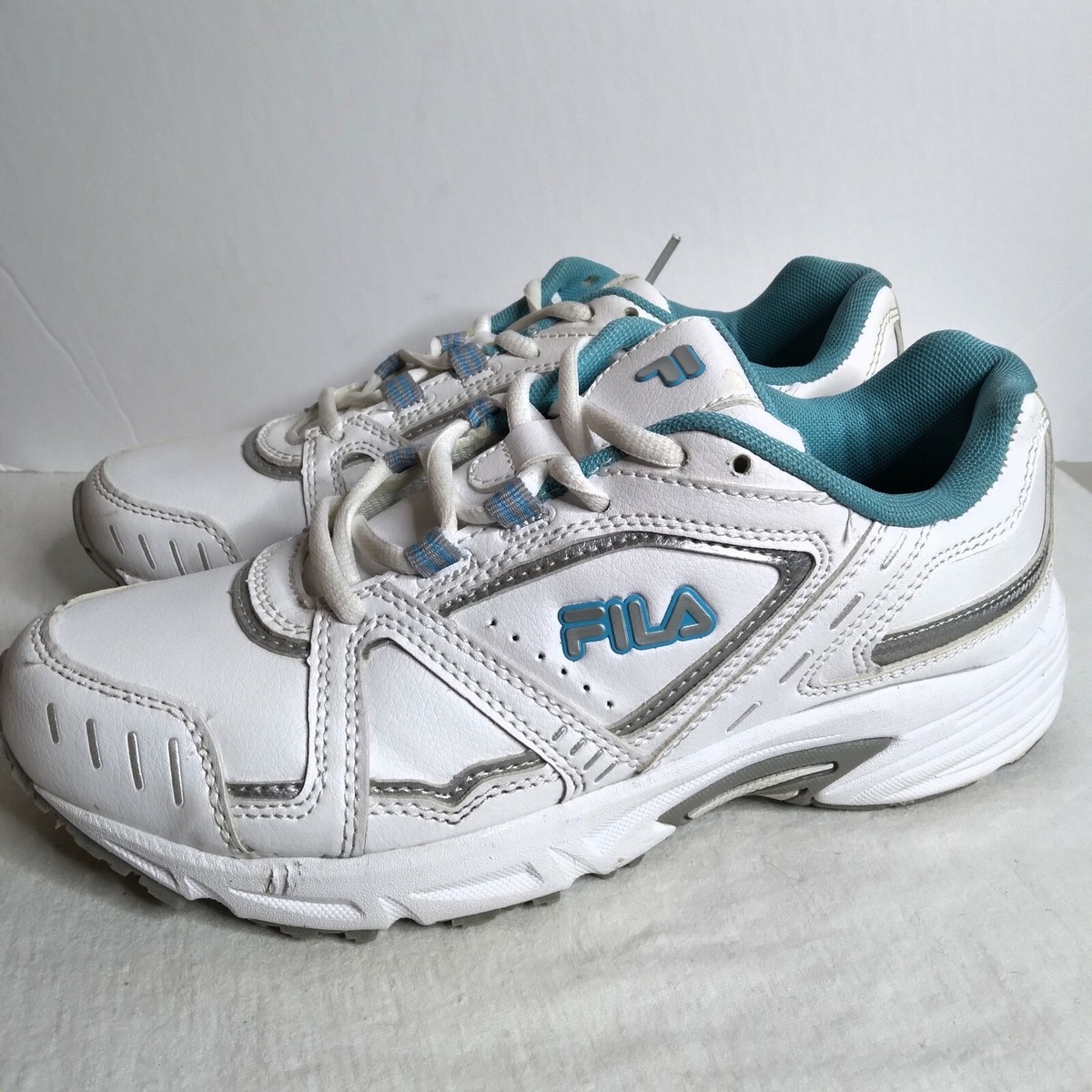 Women's shoes Fila Size White and light Blue