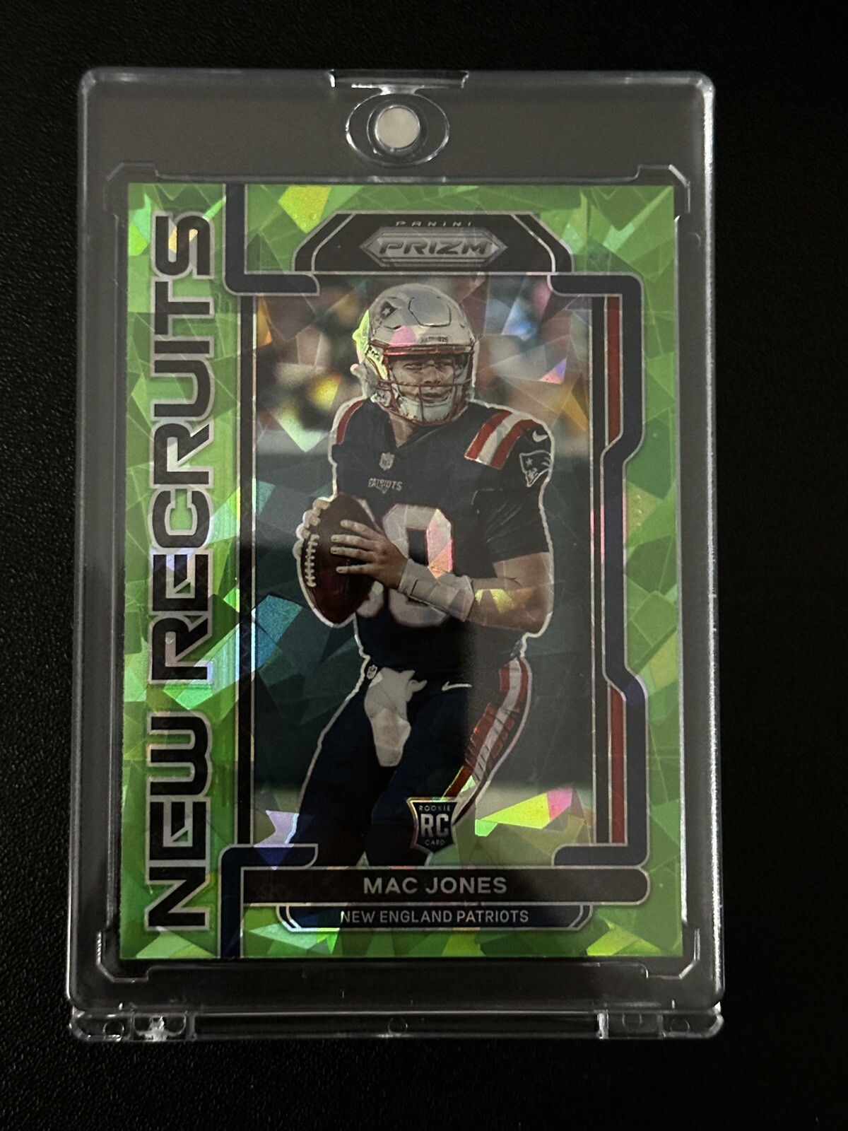 2021 Prizm MAC JONES New Recruits GREEN ICE #NR5 RC Rookie Pats