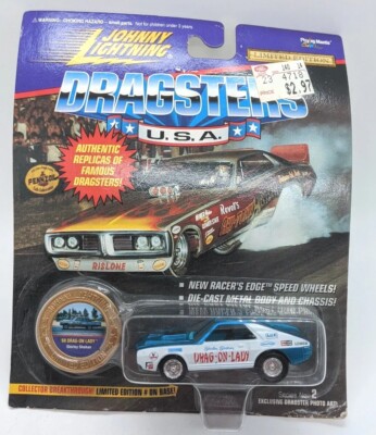 Vintage 1995 Johnny Lightning Dragsters U.S.A. '69 Drag-On Lady AMC AMX