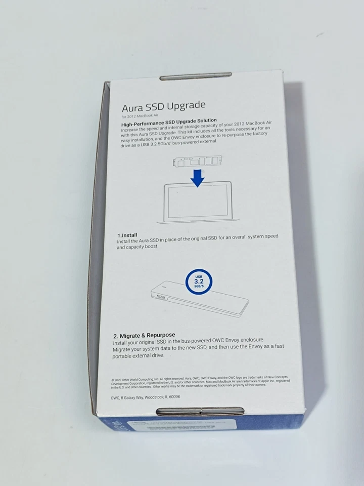 OWC Envoy USB 3.2 5gB/S SSD Enclosure OWCMAU3ENVOY12 Für MacBook Air 2012_0.22_6 - Bild 2 von 4