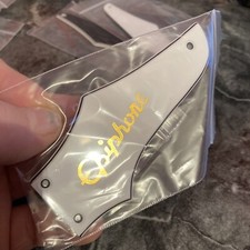 3 Ply White Truss Rod Cover for Epiphone Firebird Gold Leaf style Decal