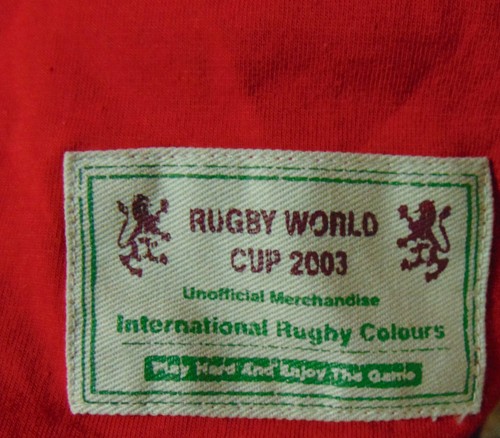 Rugby World Cup 2003 Short sleeve rugby shirt NWOT large - Picture 2 of 4
