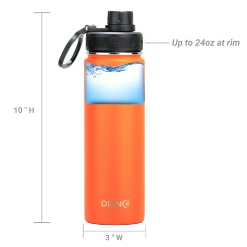 Botella de agua de acero inoxidable con aislamiento de doble pared frasco deportivo 32 oz 22 oz - Imagen 20 de 97
