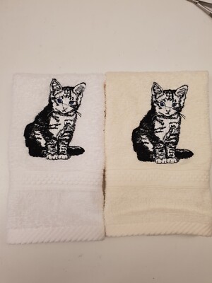 Personalisiertes Katzengesichtstuch Weihnachtsgeschenk Tier Haustiere Kätzchen Flanell Geschenke