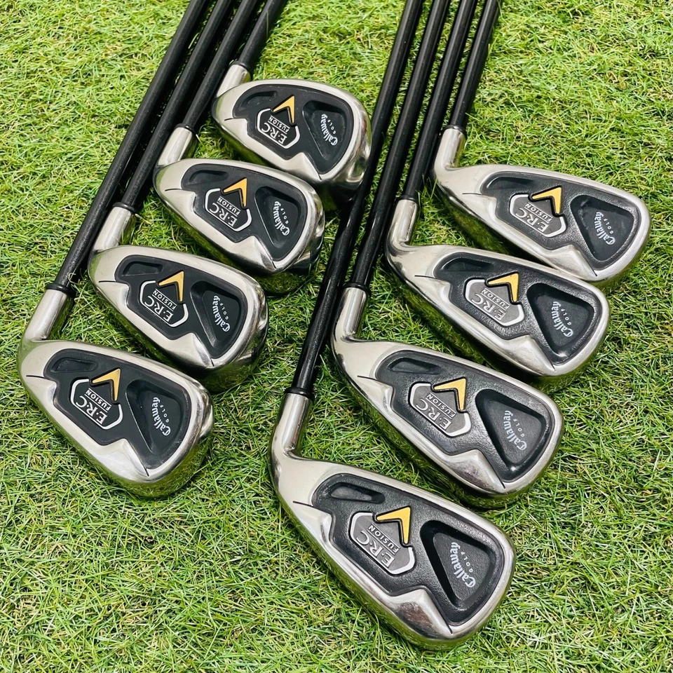 Callaway ERC FUSION Iron set 5-9+PwAwSw 8Pcs SR Flex Rh Golf Clubs Mens Used - Image 2 of 4