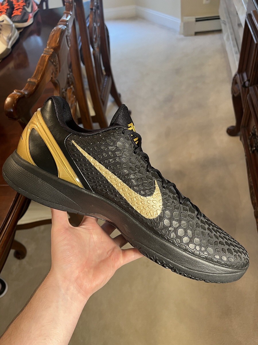 【新品未使用・美品】Kobe 6 Protro ブラック/ゴールド NIKE KOBE 6 Protro Size 18 BHM PROMO Sample US PE Player Exclusive