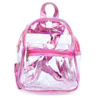 Stadium Approved Small Clear Backpack PINK