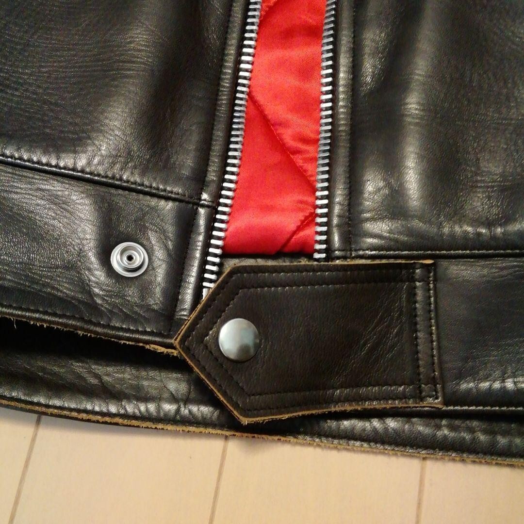 FINE CREEK LEATHERS FINECREEK&CO Horse Hide Single Riders Jacket