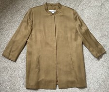 WINDSMOR ladies gold/brown three quarter length jacket size 18