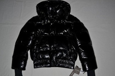 Echte Sam. New York Stormi Bomberjacke Kaviar Schwarz Alle Größen Neu