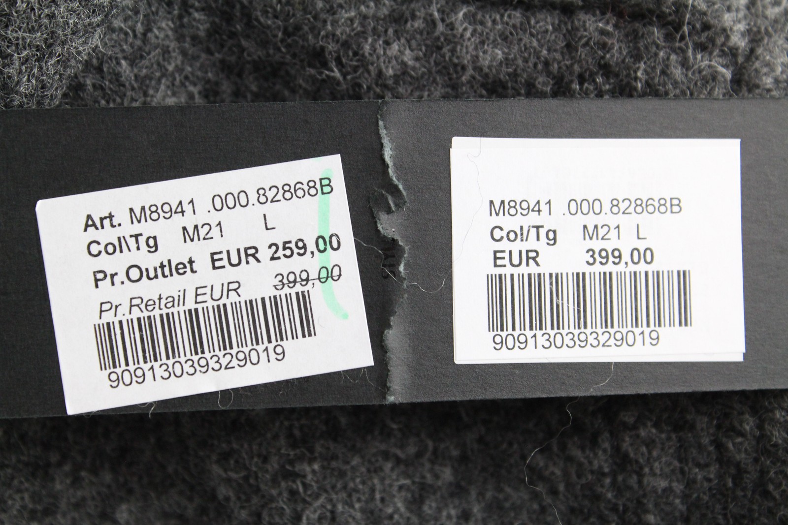 REPLAY Mens Coat L Grey Wool Blend Hooded Toggle Snaps Buttoned RRP€399 I image 5