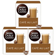 Nescafe Dolce Gusto Cafe Au Lait Magnum Pack 90 Coffee Pods (90 Drinks) 0.27 per lighter