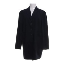 S. Milton, Blazer, Größe: 46, Schwarz, Wolle, Nadelstreifen, Damen #R4T