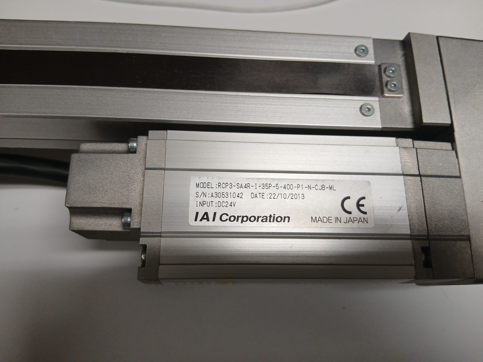 Electric Linear Actuator IAI  Corporation rcp3-sa4r-i-35p-5-400-pp1-n-cjb-ml