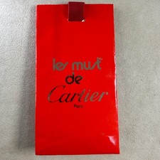 Must de Cartier Uhrentasche Rot Vintage