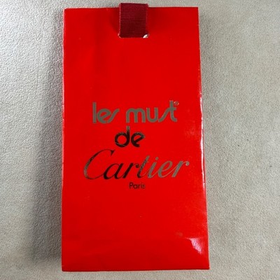 Must de Cartier Uhrentasche Rot Vintage