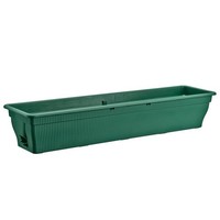 Blumenkasten Balkonkasten 100Cm Pflanzkasten Stabil Mit Wasserspeicher GrüN