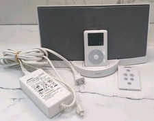 Cyfrowy system muzyczny BOSE SoundDock, kabel sieciowy iPod A1059 20Gb, pilot NIEPRZETESTOWANY