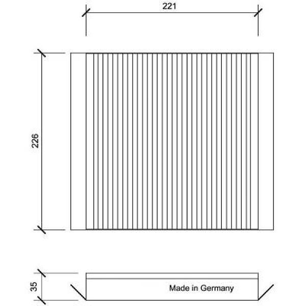 Diederichs DCI0076 Innenraumfilter, Pollenfilter FüR CitroËN Xsara (N1)-image