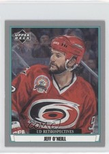 2002 Artistic Impressions UD Retrospectives Silver 10/99 Jeff O'Neill #R16 0f8