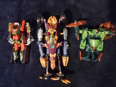 Thrust Obsidian Scavenger Beast Machines Transformers Lot Of Three