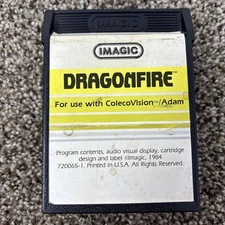 Dragonfire ColecoVision Adam 1982 Imagic Game Tested