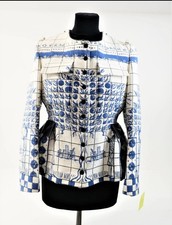 Veste Blazer Jc De Castelbajac Jacquard Chandigarh Utopia Brazil