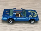 Vintage Hot Wheels Blackwall 1980 Trans Am Hot Bird Rare Blue Firebird Hong Kong