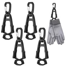 Mabor 4pcs Glove Clips For Work Glove Holders For Duty Belt Safety Belt Clip...