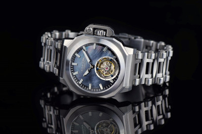 NEW! Aragon Millipede Max Tourbillon Lm't Edition Watch Black MOP Dial 42mm