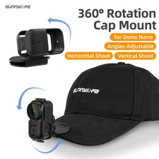 Baseball Hat Clip Mount Baseball Cap Clamp Quick Release Mount for DJI Osmo Nano