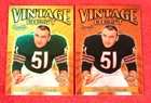 DICK BUTKUS BEARS HOF 2001 BOWMAN'S BEST VINTAGE BEST #VBDB LOT OF 2 (F1)