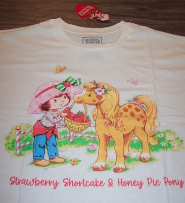 Vintage Style PINK STRAWBERRY SHORTCAKE  T-Shirt MENS MEDIUM NEW  w/ TAG