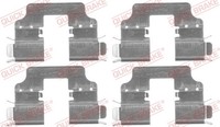 ZubehöRsatz Scheibenbremsbelag Quick Brake 109-1750 FüR Honda CR Civic IX 5 3 4