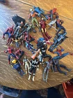 Lot Of Vintage Action Figures Marvel Power Rangers Dc Spider