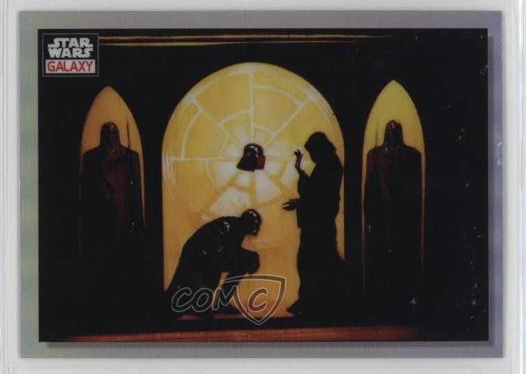 2023 Topps Chrome Star Wars Galaxy Refractor Darth Vader Becoming Sith #6 0q0b