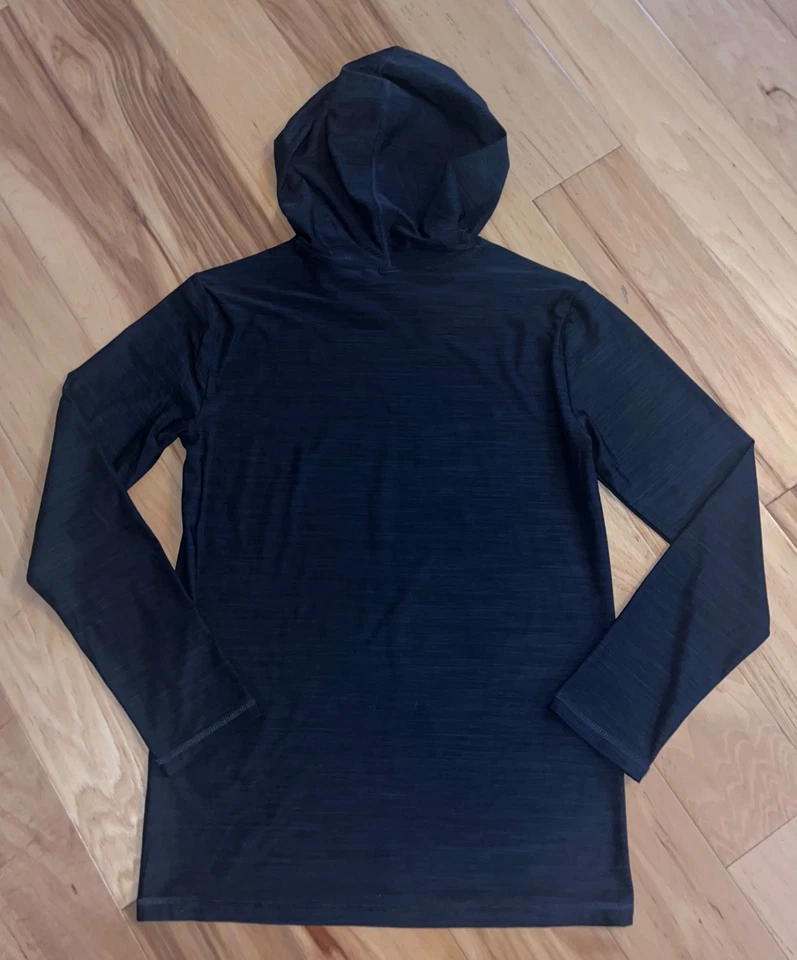 PUMA BOYS BLACK HOODED LONG SLEEVE ATHLETIC SHIRT SIZE 14-16 EXCELLENT COND LD9 - Image 3 of 3