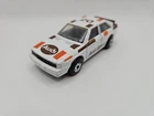 Lesney Matchbox Audi Quattro Sport No 25 White Clear Glass England Clean