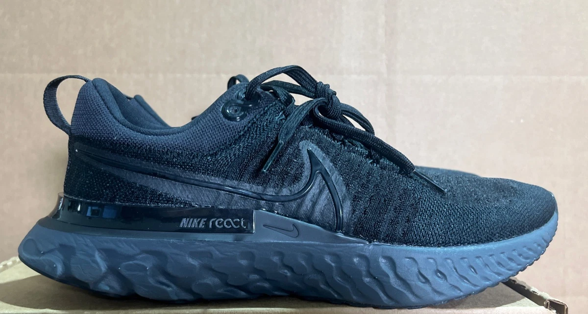 Nike React Infinity Run Flyknit 2 Triple Black for Sale
