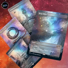 Secret Lair: Totally Spaced Out GALAXY Foil SEALED Strip Mine Fabled Passage MTG