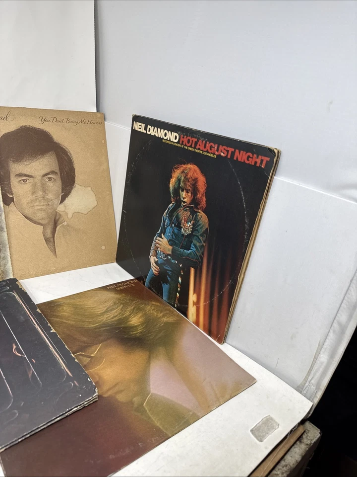 Lot of 9 Neil Diamond - Vinyl record lp albums 1970’s 1980’s Foto 4 de 4