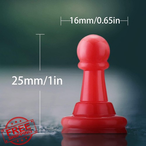 Hestya 96 Pezzi 1 Pollice Gioco di Plastica Pedine Gioco da Tavolo Pezzi - Foto 3 di 3