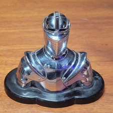 Vintage NEGBAUR NY Table Lighter Knight In Armor 1950's Untested As Is Cigarette
